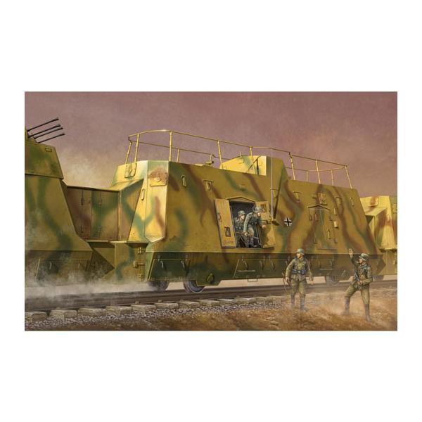 Trumpeter 01510 1/35  German Army Kommandowagen Armored Troop Transport Railcar