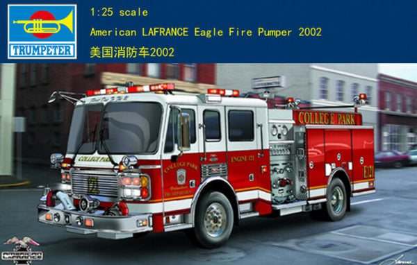 Trumpeter 02506 1/25 American 2002 LaFrance Eagle Fire Pumper