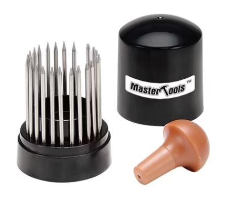 Master Tools 08020 HG Micro Rivet Punch (23pcs-0.25mm-1.35mm)