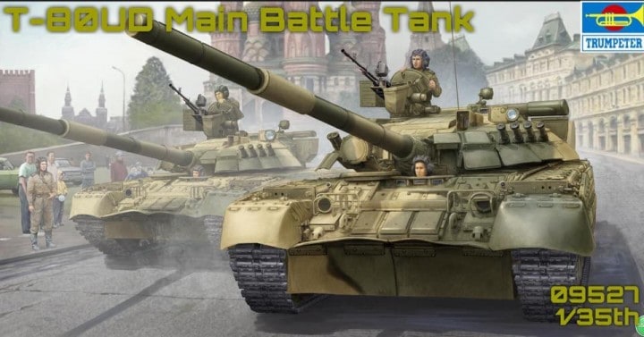 Trumpeter 09527 1/35  Russian T-80UD Main battle tank