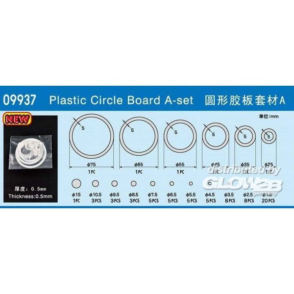 Master Tools 09937 Plastic Circle Board A-set