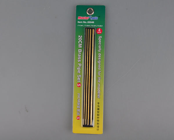 Master Tools 09946 20cm Brass Pipe Set 5