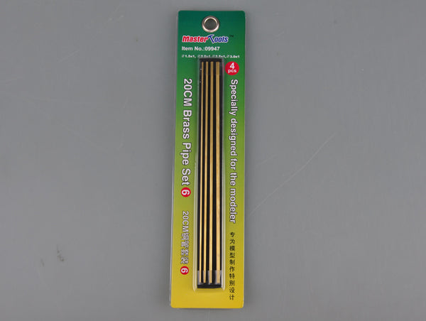 Master Tools 09947 20cm Brass Pipe Set 6