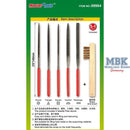 Master Tools 09964 Assorted Needle Files Set (Middle-Toothed)-3x140mm