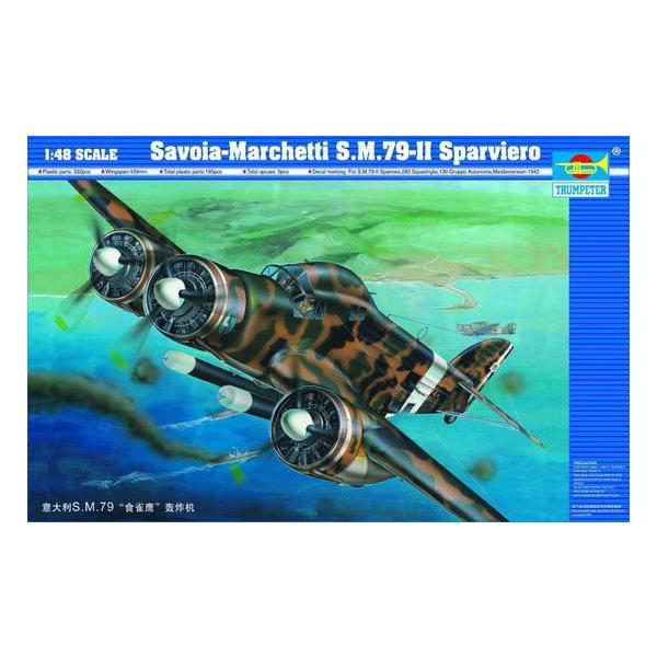Trumpeter 02817 1/48 Savoia-Marchetti S.M.79-II Sparviero