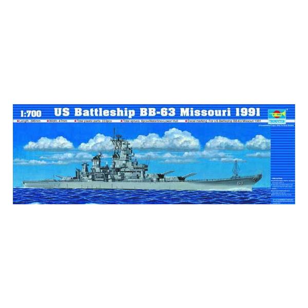 Trumpeter 05705  USS Missouri BB63 Battleship 1991