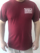 Official Andy's Hobby Headquarters T-Shirt - Maroon
