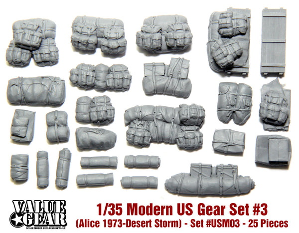 Value Gear USM03 1/35 Modern US Gear #3 1973-Desert Storm