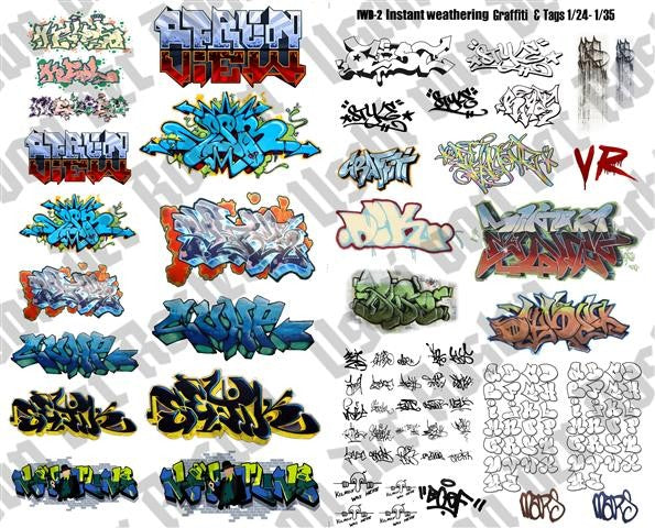 Uschi Van Der Rosten UV1014 Decals "Instant Graffiti"
