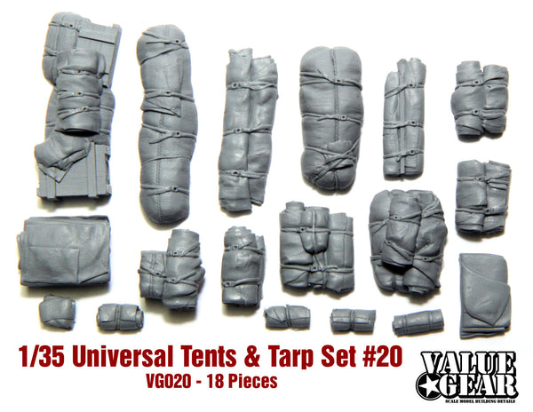 Value Gear VG020 1/35  Universal Tents & Tarps Set #20