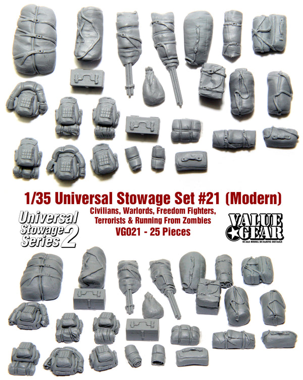 Value Gear VG021 1/35 Universal Modern Stowage Gear Set #21