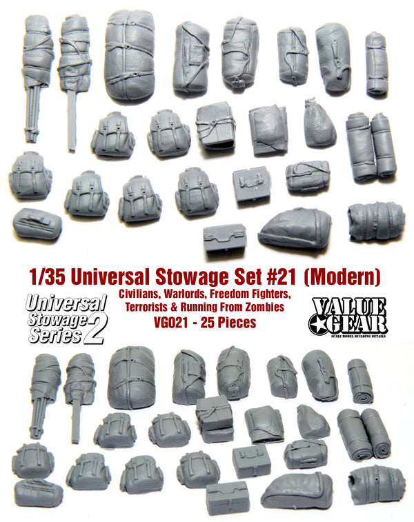 Value Gear VG022 1/35 Universal Modern Stowage Gear Set #22