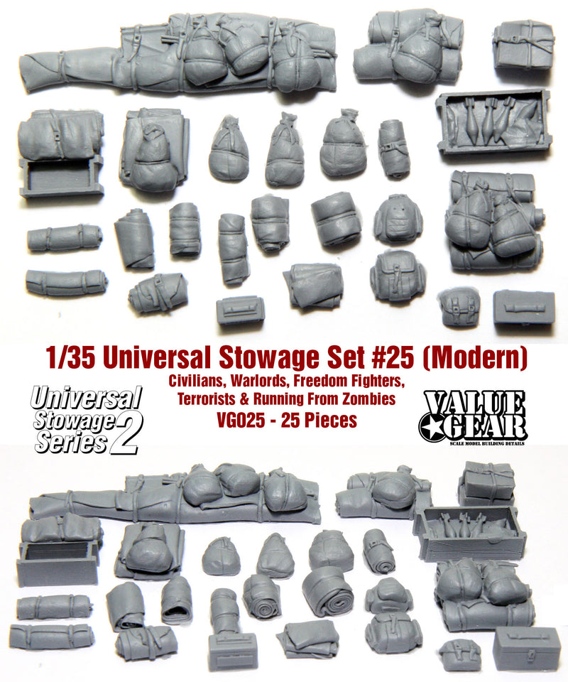 Value Gear VG025 1/35  Universal Modern Stowage Gear Set