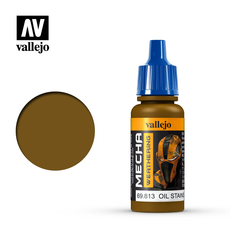 Vallejo 69.813 Mecha Color Oil Stains (Gloss) 17ml