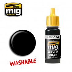 AMMO by Mig 104 Washable Black