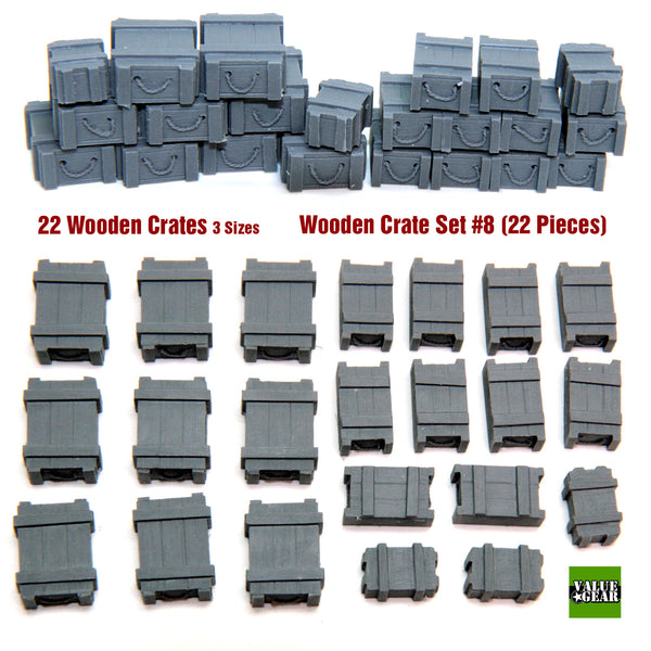 Value Gear WC008 1/35 Universal Wooden Crates  Set #8