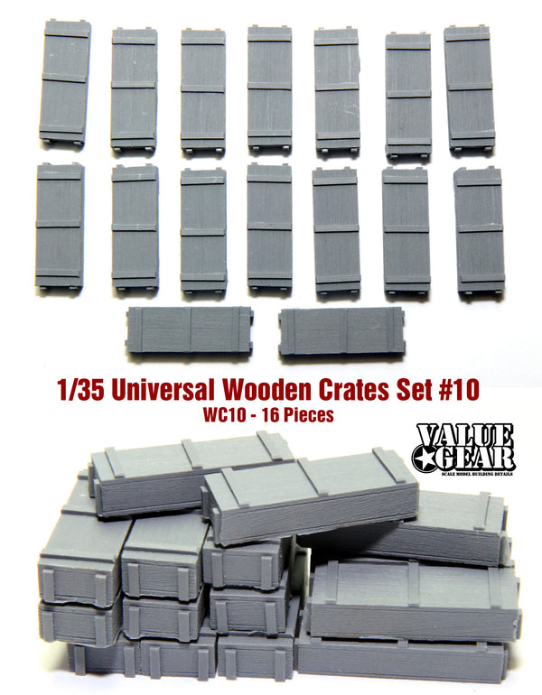 Value Gear WC010 1/35 Universal Wooden Crates Set #10