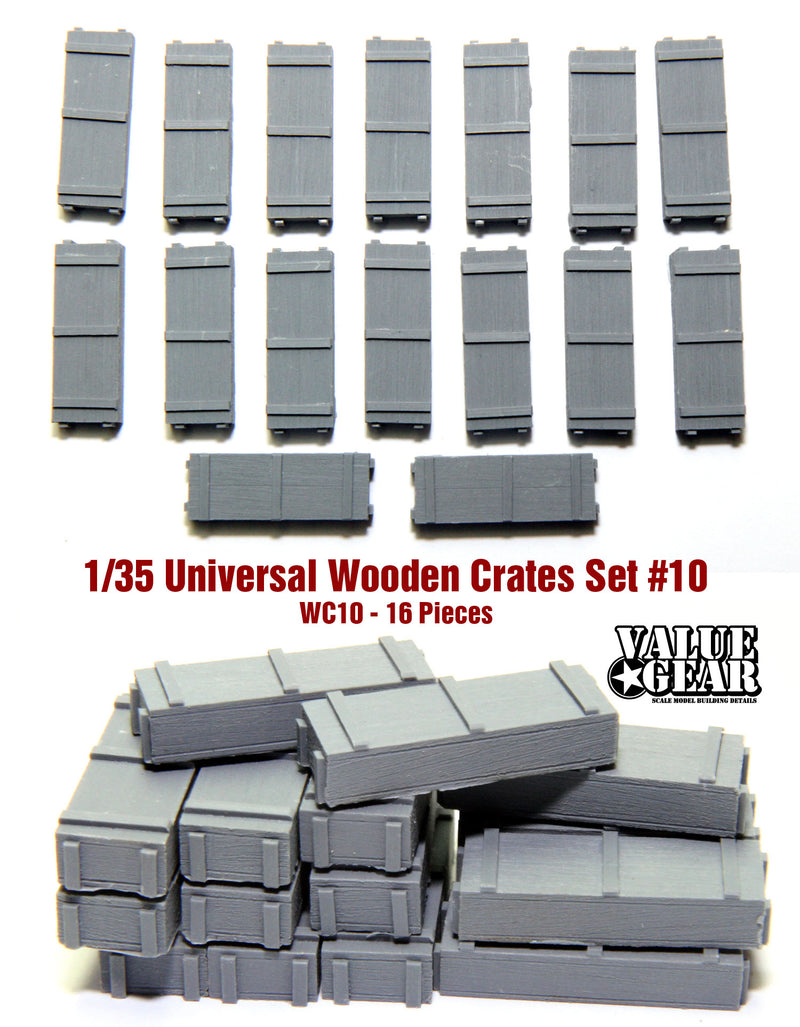 Value Gear WC010 1/35 Universal Wooden Crates Set
