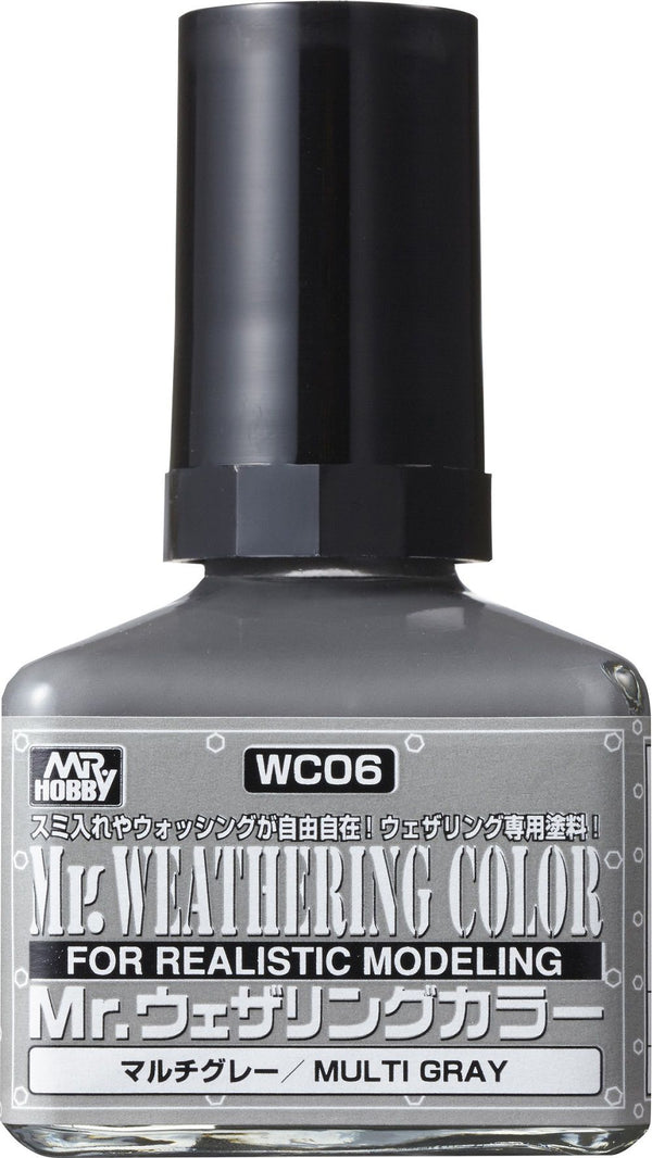 Mr. Hobby WC06 Mr. Weathering Color- Multi Gray - 40ml