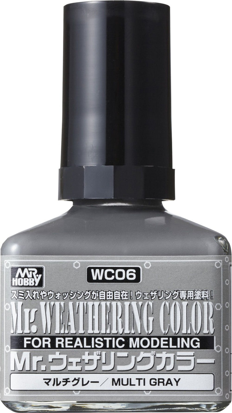 Mr. Hobby Mr. Weathering Color- Multi Gray - 40ml