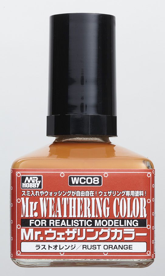 Mr. Hobby WC08 Mr. Weathering Color- Rust Orange - 40ml