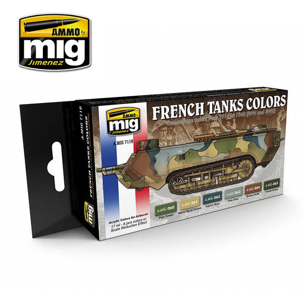 AMMO by Mig 7110 WW I & WW II French Camouflage Colors