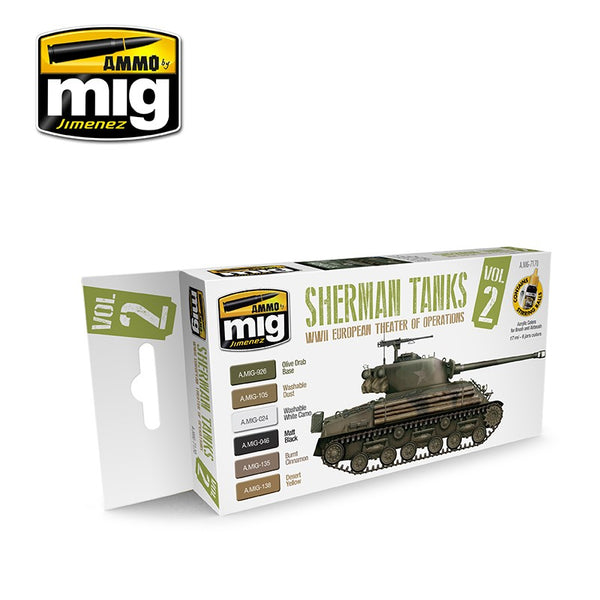 AMMO by Mig 7170 Sherman Tanks Vol. 2 (WWII European Theater)