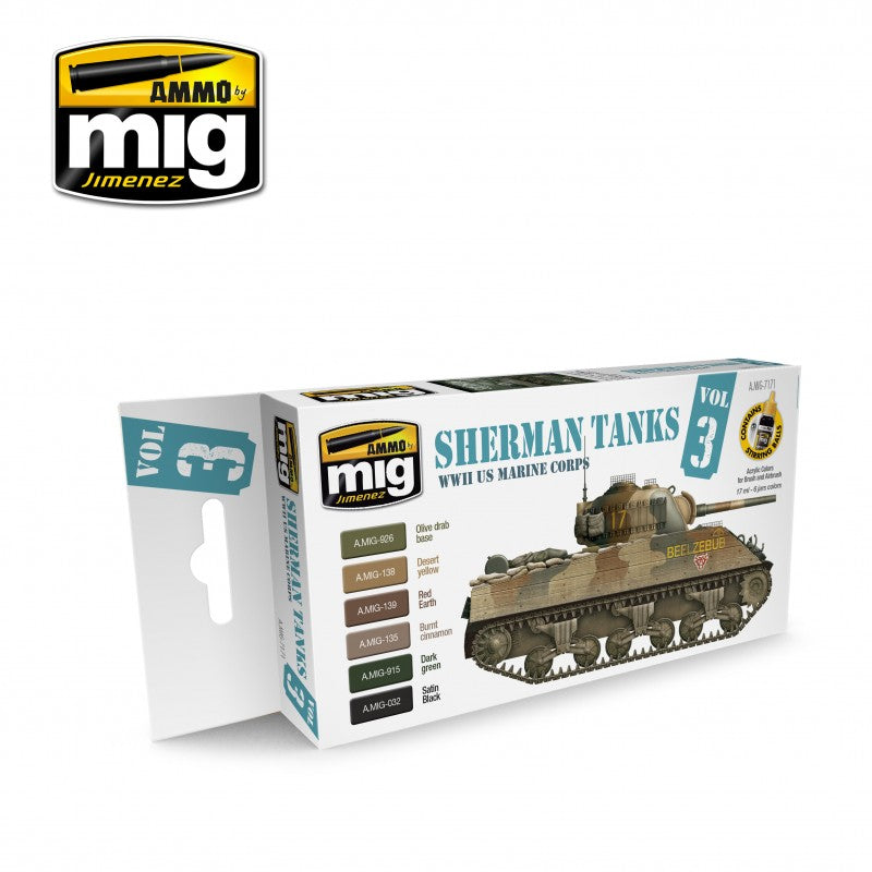 AMMO by Mig 7171 Sherman Tanks Vol. 3 (WWII US Marine Corps)